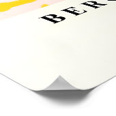 English Bulldog On a Toilet - Funny Matisse Print ポスター (角)