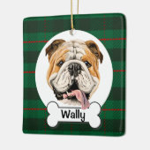 English Bulldog Ornament セラミックオーナメント (左)
