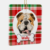 English Bulldog Ornament セラミックオーナメント (右)