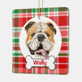 English Bulldog Ornament セラミックオーナメント (左)