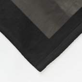 English Bulldog Selfie With Werewolf Funny フリースブランケット (角)