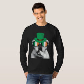 English Bulldog St Patrick s Day  for Bulldog Tシャツ (正面フル)