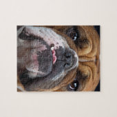 English Bulldog  Throw Pillow ジグソーパズル (横)