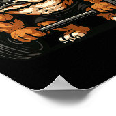 English Bulldog Weightlifting Bodybuilder Workout  ポスター (角)