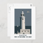 English Coast 1920s-スタイルレトロ葉書 ポストカード (正面/裏面)