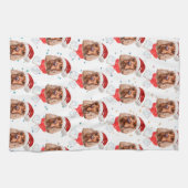 English Cocker Spaniel Dog Breed Christmas キッチンタオル (横)