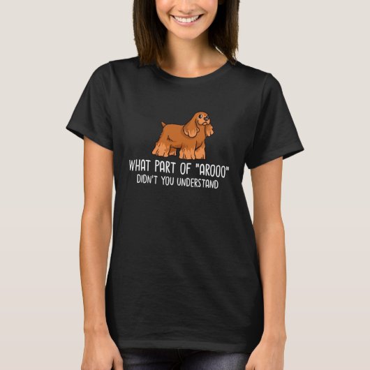English Cocker Spaniel Dog  Puppies Owner   1 Tシャツ (正面)
