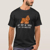 English Cocker Spaniel Dog Puppies Owner 1 Tシャツ (正面)