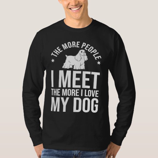 English Cocker Spaniel Dog  Puppies Owner Lover Tシャツ (正面)