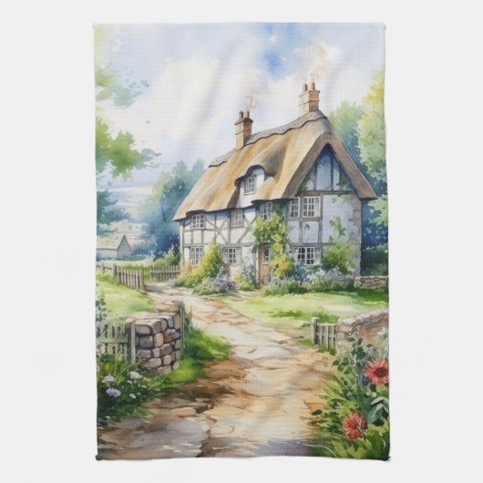 English Cottage キッチンタオル (縦)