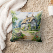 English Cottage クッション (ブランケット)