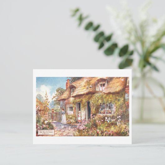 English Cottage Vintage Postcard ポストカード (スタンド正面)