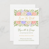 English Country Garden Save The Date (正面/裏面)