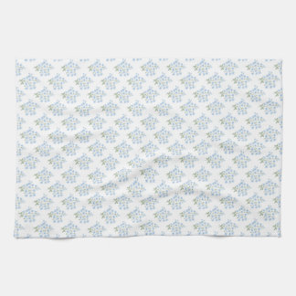 English Country Muster mit Vergissmeinnichtblumen キッチンタオル
