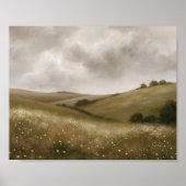 English Countryside Meadow Wall Poster ポスター (正面)