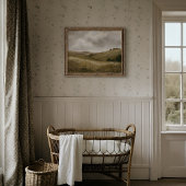 English Countryside Meadow Wall Poster ポスター
