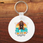 English Er Spaniel Lover Funny Er Spaniel Retro  キーホルダー (正面)