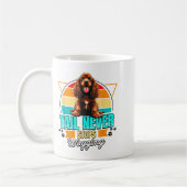 English Er Spaniel Lover Funny Er Spaniel Retro  コーヒーマグカップ (左)