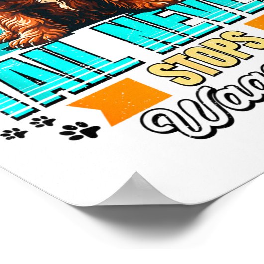 English Er Spaniel Lover Funny Er Spaniel Retro  ポスター (角)