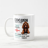 English Er Spaniel Origin Funny Er Spaniel Lover  コーヒーマグカップ (左)