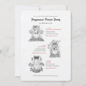 English Front Doors Progressive Dinner Party 招待状 (正面)