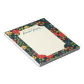 English Gardenフローラパーソナライズされた Desk Notepad ノートパッド (アングル)