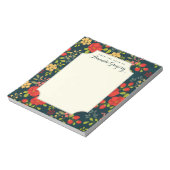English Gardenフローラパーソナライズされた Desk Notepad ノートパッド (回転)