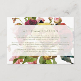 English Gardenヴィンテージバラ結婚のエンクロージャカード エンクロージャーカード