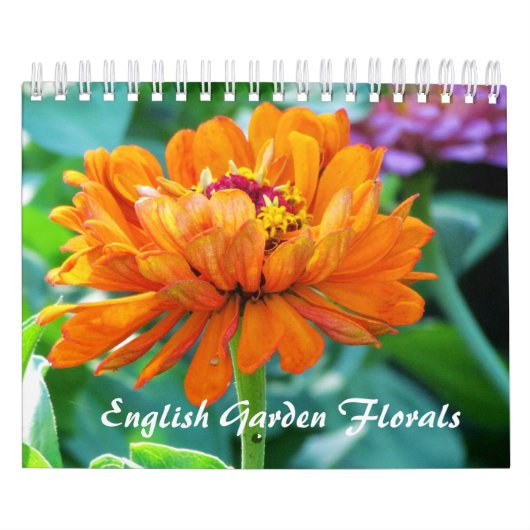 English Garden Florals 2014 Calendar カレンダー (カバー)