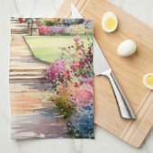 English Garden Landscape キッチンタオル (四つ折り)