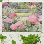 English Garden Landscape キッチンタオル (折り畳み)