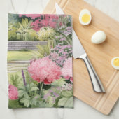 English Garden Landscape キッチンタオル (四つ折り)