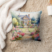 English Garden Landscape クッション (ブランケット)