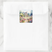 English Garden Landscape スクエアシール (バッグ)