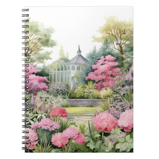 English Garden Landscape ノートブック (正面)