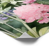 English Garden Landscape ポスター (角)