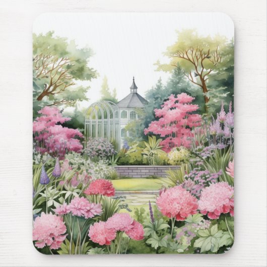 English Garden Landscape マウスパッド (正面)