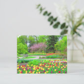 English Garden Tulip Timeはがき ポストカード (スタンド正面)