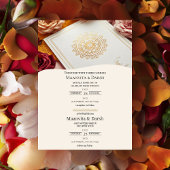 English Hindi Bilingual Wedding Invitation 招待状