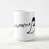 English is awesom..and coffee too コーヒーマグカップ (中央)