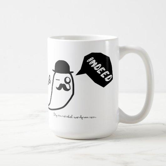 English is awesom..and coffee too コーヒーマグカップ (右)