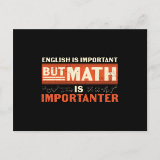 English is Important But Math is Importanter ポストカード