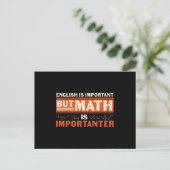 English is Important But Math is Importanter ポストカード (スタンド正面)