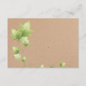 English Ivy 結婚's Information Card エンクロージャーカード (裏面)