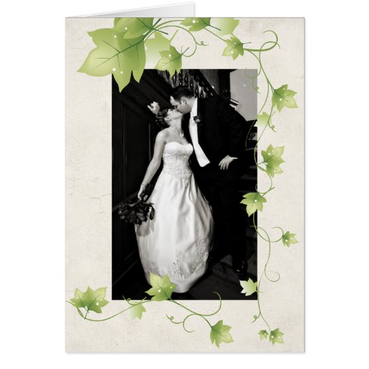 English Ivy 結婚's Photo Thank You (正面)