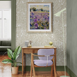 English Lavender Landscape フォトプリント