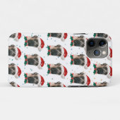 English Mastiff Dog Breed Christmas Case-Mate iPhoneケース (裏面(横))