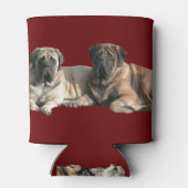 English Mastiff Freunde 缶クーラー (裏面)
