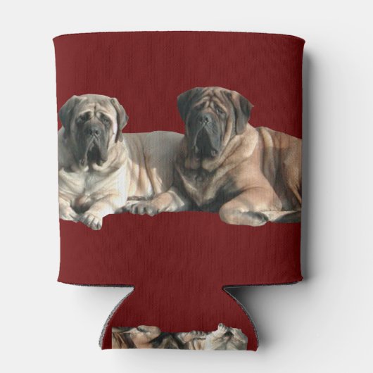 English Mastiff Freunde 缶クーラー (裏面)