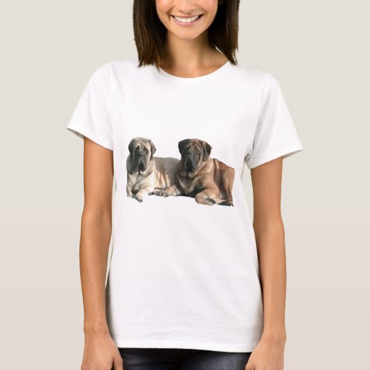 English Mastiff Freunde Tシャツ (正面)